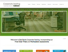 Tablet Screenshot of corporateseating.com.au
